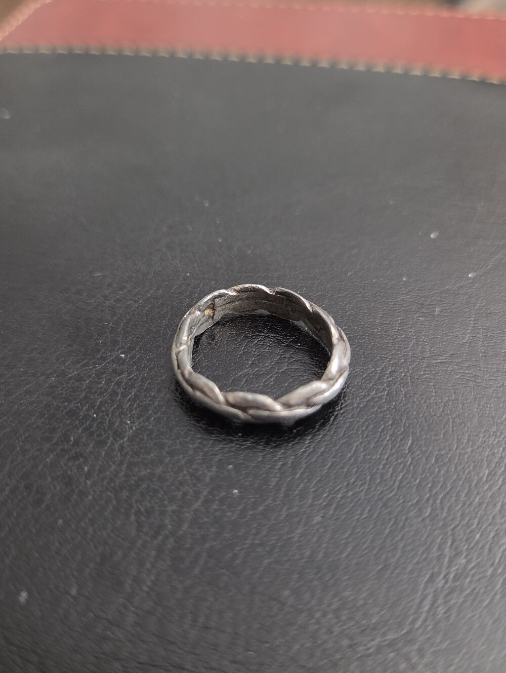 Bell Trading Post 925 Sterling Silver Woven Braided Rope Ring Size US 5.0